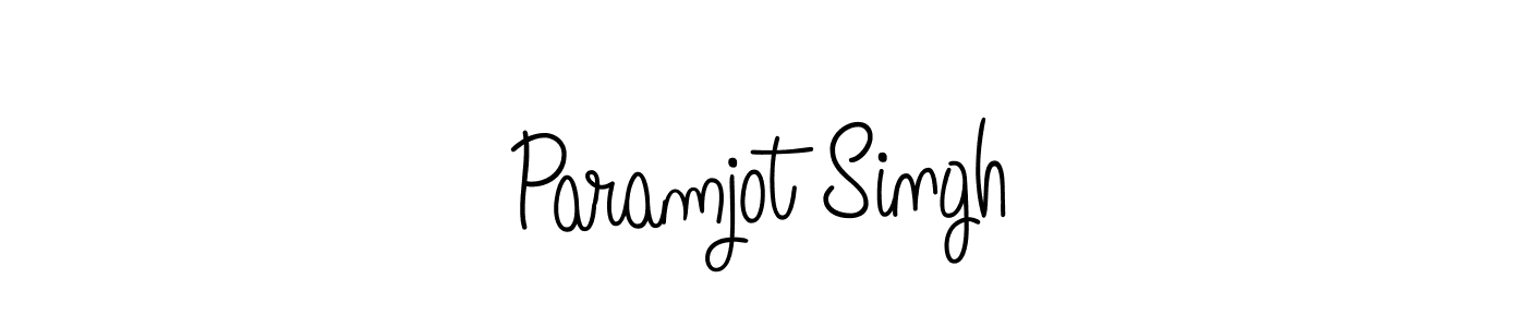 Paramjot Singh stylish signature style. Best Handwritten Sign (Angelique-Rose-font-FFP) for my name. Handwritten Signature Collection Ideas for my name Paramjot Singh. Paramjot Singh signature style 5 images and pictures png
