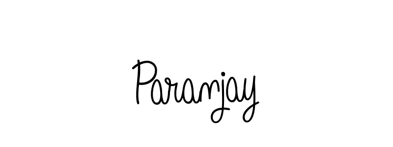 Use a signature maker to create a handwritten signature online. With this signature software, you can design (Angelique-Rose-font-FFP) your own signature for name Paranjay. Paranjay signature style 5 images and pictures png