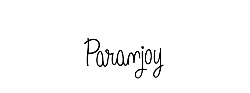 How to make Paranjoy name signature. Use Angelique-Rose-font-FFP style for creating short signs online. This is the latest handwritten sign. Paranjoy signature style 5 images and pictures png