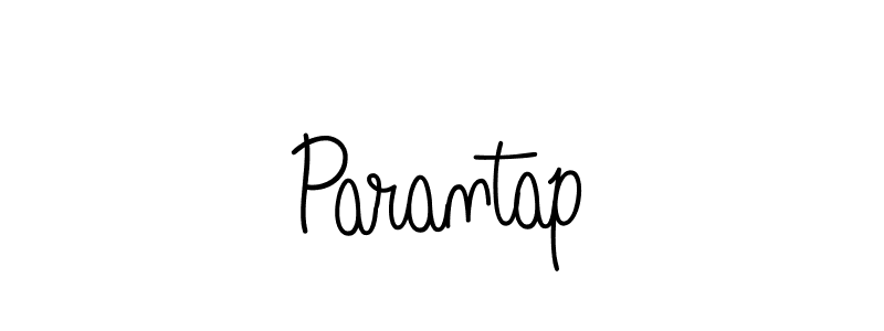 Design your own signature with our free online signature maker. With this signature software, you can create a handwritten (Angelique-Rose-font-FFP) signature for name Parantap. Parantap signature style 5 images and pictures png