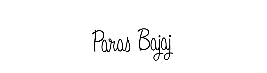 Design your own signature with our free online signature maker. With this signature software, you can create a handwritten (Angelique-Rose-font-FFP) signature for name Paras Bajaj. Paras Bajaj signature style 5 images and pictures png