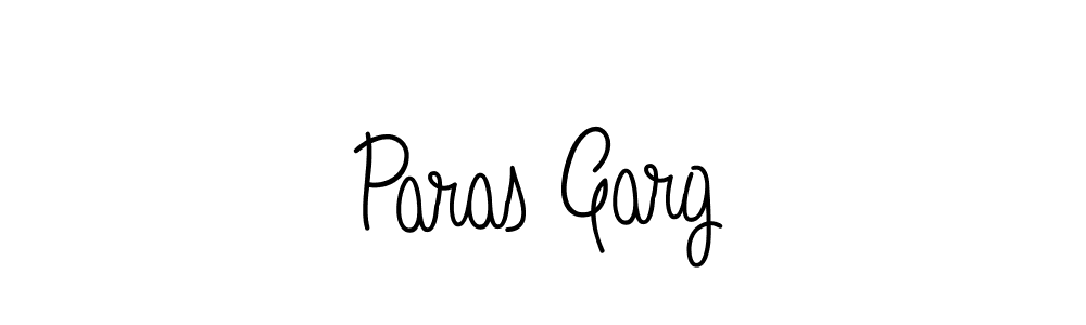 How to make Paras Garg signature? Angelique-Rose-font-FFP is a professional autograph style. Create handwritten signature for Paras Garg name. Paras Garg signature style 5 images and pictures png