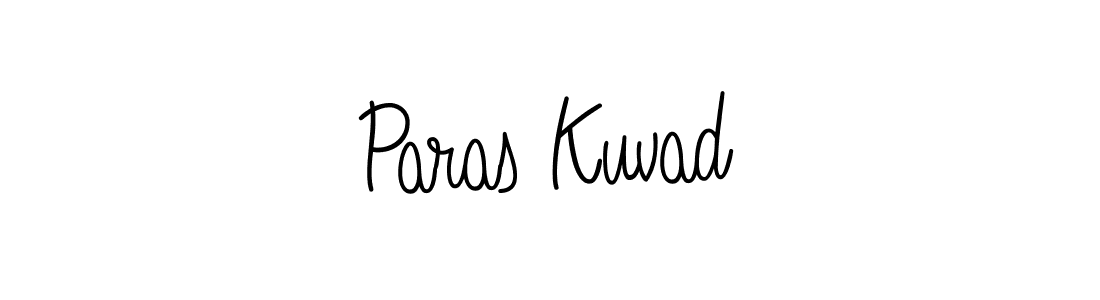 Design your own signature with our free online signature maker. With this signature software, you can create a handwritten (Angelique-Rose-font-FFP) signature for name Paras Kuvad. Paras Kuvad signature style 5 images and pictures png