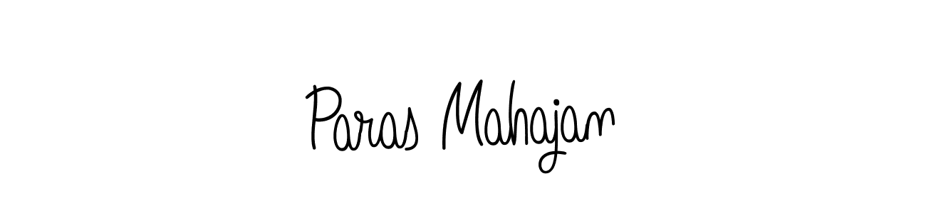 The best way (Angelique-Rose-font-FFP) to make a short signature is to pick only two or three words in your name. The name Paras Mahajan include a total of six letters. For converting this name. Paras Mahajan signature style 5 images and pictures png