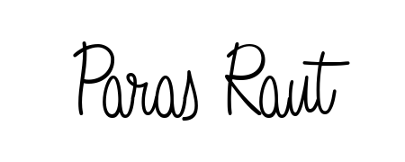 Try this chic Paras Raut handwritten sign style. Using Angelique-Rose-font-FFP font elements, it gives your name a sleek, memorable identity. Paras Raut signature style 5 images and pictures png