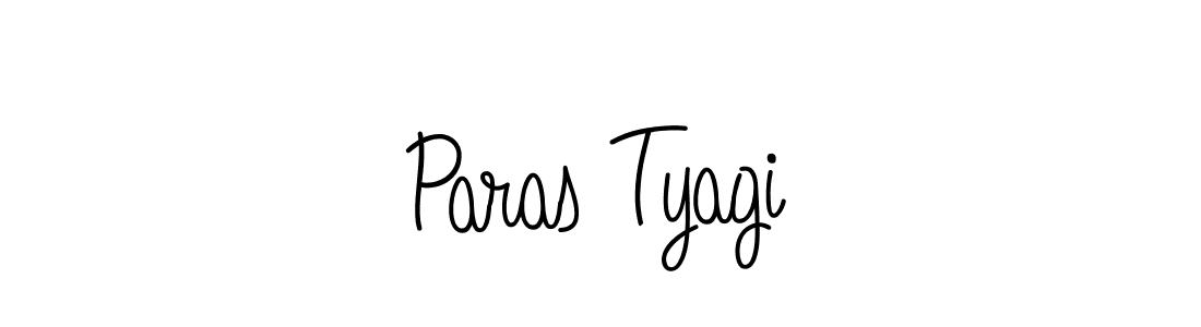 Also we have Paras Tyagi name is the best signature style. Create professional handwritten signature collection using Angelique-Rose-font-FFP autograph style. Paras Tyagi signature style 5 images and pictures png