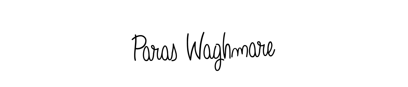 Once you've used our free online signature maker to create your best signature Angelique-Rose-font-FFP style, it's time to enjoy all of the benefits that Paras Waghmare name signing documents. Paras Waghmare signature style 5 images and pictures png