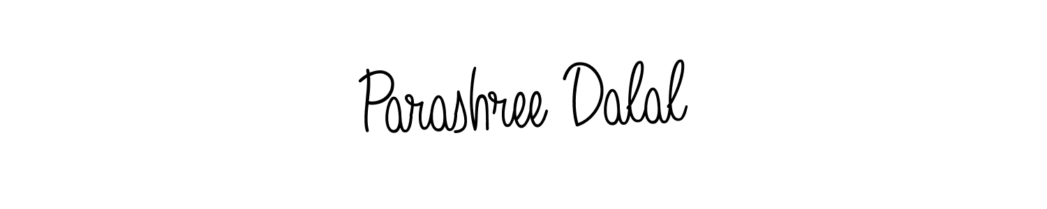 Make a short Parashree Dalal signature style. Manage your documents anywhere anytime using Angelique-Rose-font-FFP. Create and add eSignatures, submit forms, share and send files easily. Parashree Dalal signature style 5 images and pictures png