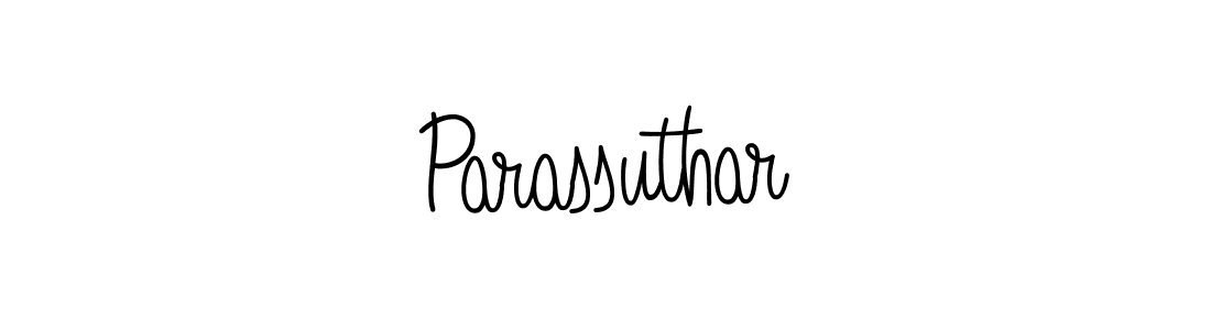 Create a beautiful signature design for name Parassuthar. With this signature (Angelique-Rose-font-FFP) fonts, you can make a handwritten signature for free. Parassuthar signature style 5 images and pictures png