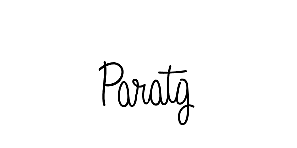 How to make Paratg name signature. Use Angelique-Rose-font-FFP style for creating short signs online. This is the latest handwritten sign. Paratg signature style 5 images and pictures png