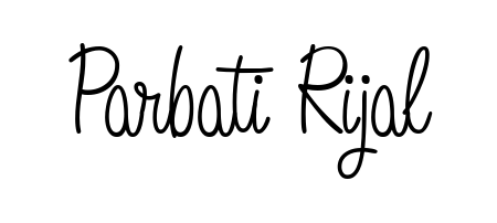A timeless handwritten aesthetic for Parbati Rijal. The Angelique-Rose-font-FFP font gives your signature a handcrafted feel with natural curves. Parbati Rijal signature style 5 images and pictures png
