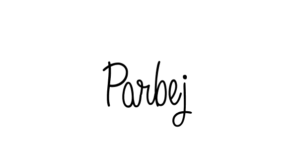 Design your own signature with our free online signature maker. With this signature software, you can create a handwritten (Angelique-Rose-font-FFP) signature for name Parbej. Parbej signature style 5 images and pictures png