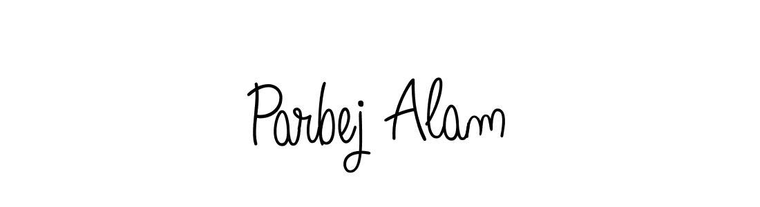 Create a beautiful signature design for name Parbej Alam. With this signature (Angelique-Rose-font-FFP) fonts, you can make a handwritten signature for free. Parbej Alam signature style 5 images and pictures png