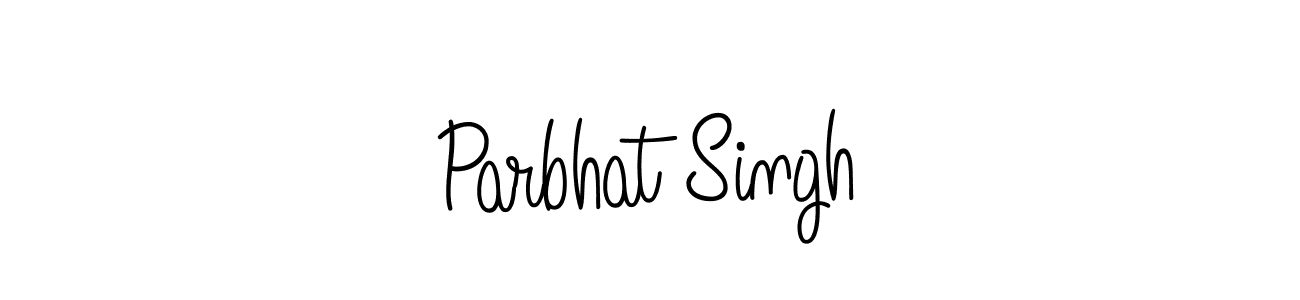 Use a signature maker to create a handwritten signature online. With this signature software, you can design (Angelique-Rose-font-FFP) your own signature for name Parbhat Singh. Parbhat Singh signature style 5 images and pictures png