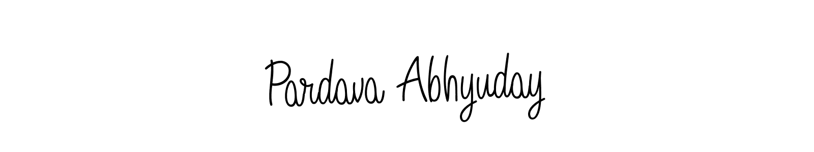 Best and Professional Signature Style for Pardava Abhyuday. Angelique-Rose-font-FFP Best Signature Style Collection. Pardava Abhyuday signature style 5 images and pictures png