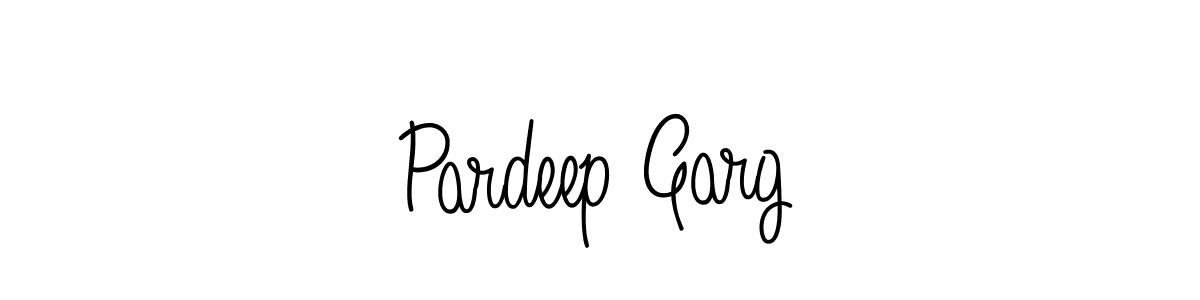 Make a beautiful signature design for name Pardeep Garg. Use this online signature maker to create a handwritten signature for free. Pardeep Garg signature style 5 images and pictures png