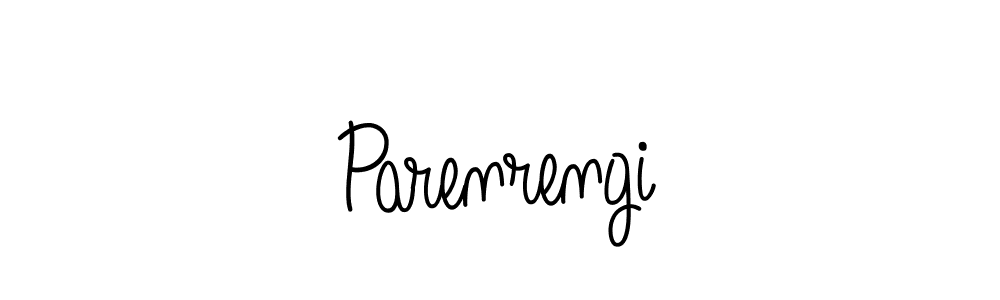 Design your own signature with our free online signature maker. With this signature software, you can create a handwritten (Angelique-Rose-font-FFP) signature for name Parenrengi. Parenrengi signature style 5 images and pictures png