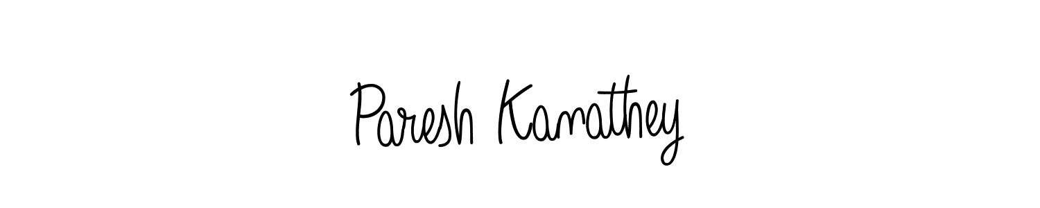 Make a beautiful signature design for name Paresh Kanathey. Use this online signature maker to create a handwritten signature for free. Paresh Kanathey signature style 5 images and pictures png