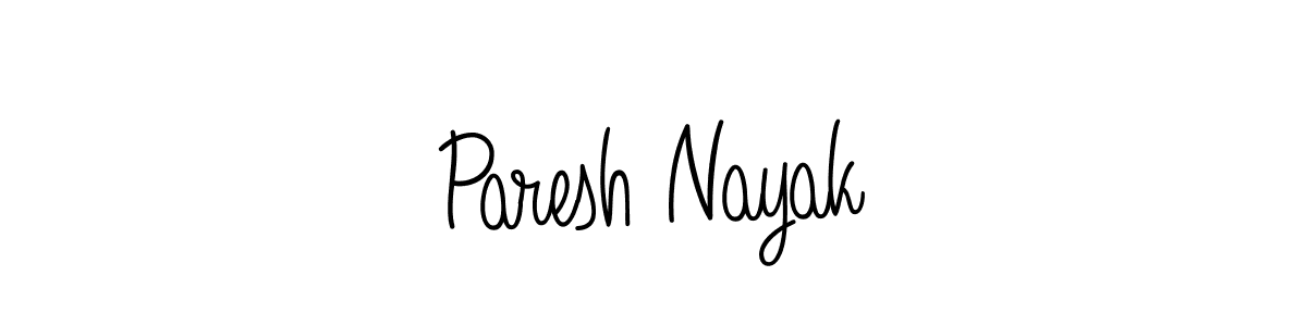 Similarly Angelique-Rose-font-FFP is the best handwritten signature design. Signature creator online .You can use it as an online autograph creator for name Paresh Nayak. Paresh Nayak signature style 5 images and pictures png