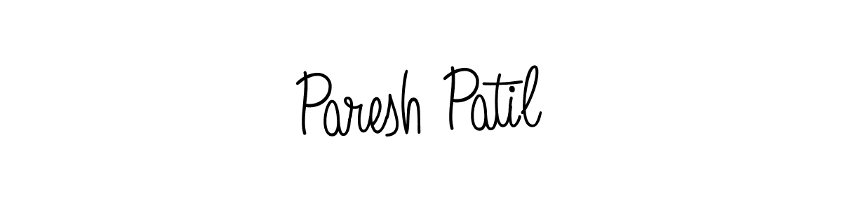 How to make Paresh Patil signature? Angelique-Rose-font-FFP is a professional autograph style. Create handwritten signature for Paresh Patil name. Paresh Patil signature style 5 images and pictures png