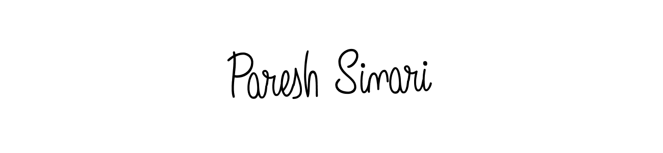 Best and Professional Signature Style for Paresh Sinari. Angelique-Rose-font-FFP Best Signature Style Collection. Paresh Sinari signature style 5 images and pictures png