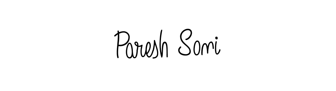 Once you've used our free online signature maker to create your best signature Angelique-Rose-font-FFP style, it's time to enjoy all of the benefits that Paresh Soni name signing documents. Paresh Soni signature style 5 images and pictures png