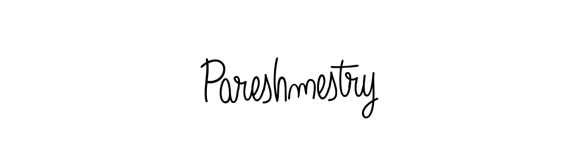 Pareshmestry stylish signature style. Best Handwritten Sign (Angelique-Rose-font-FFP) for my name. Handwritten Signature Collection Ideas for my name Pareshmestry. Pareshmestry signature style 5 images and pictures png