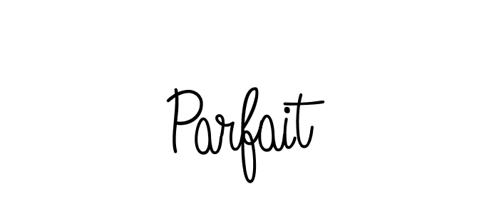 The best way (Angelique-Rose-font-FFP) to make a short signature is to pick only two or three words in your name. The name Parfait include a total of six letters. For converting this name. Parfait signature style 5 images and pictures png