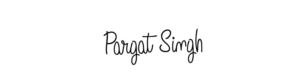 The best way (Angelique-Rose-font-FFP) to make a short signature is to pick only two or three words in your name. The name Pargat Singh include a total of six letters. For converting this name. Pargat Singh signature style 5 images and pictures png