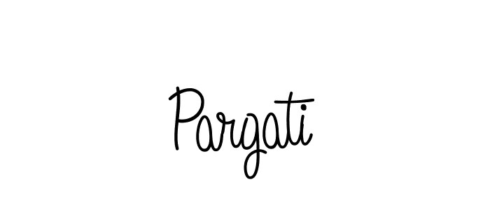 The best way (Angelique-Rose-font-FFP) to make a short signature is to pick only two or three words in your name. The name Pargati include a total of six letters. For converting this name. Pargati signature style 5 images and pictures png