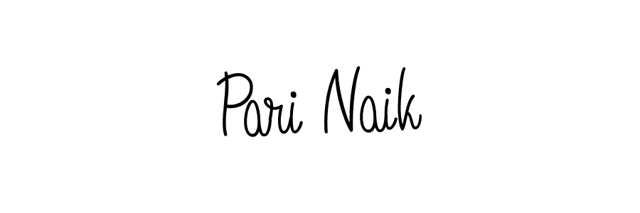 The best way (Angelique-Rose-font-FFP) to make a short signature is to pick only two or three words in your name. The name Pari Naik include a total of six letters. For converting this name. Pari Naik signature style 5 images and pictures png