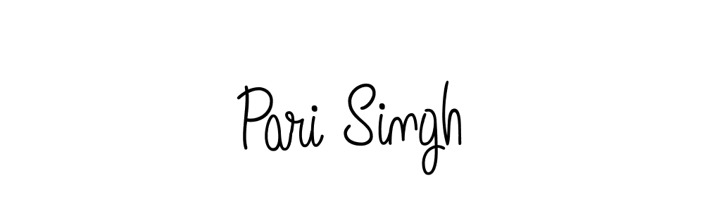 Use a signature maker to create a handwritten signature online. With this signature software, you can design (Angelique-Rose-font-FFP) your own signature for name Pari Singh. Pari Singh signature style 5 images and pictures png