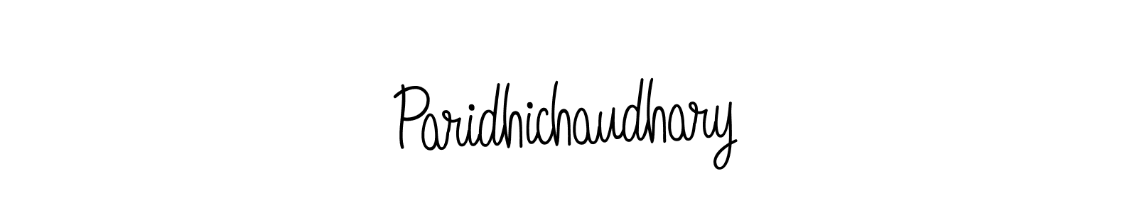 Also we have Paridhichaudhary name is the best signature style. Create professional handwritten signature collection using Angelique-Rose-font-FFP autograph style. Paridhichaudhary signature style 5 images and pictures png