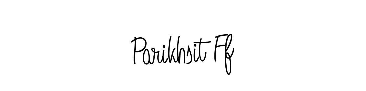 How to Draw Parikhsit Ff signature style? Angelique-Rose-font-FFP is a latest design signature styles for name Parikhsit Ff. Parikhsit Ff signature style 5 images and pictures png