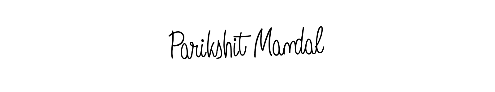 Parikshit Mandal stylish signature style. Best Handwritten Sign (Angelique-Rose-font-FFP) for my name. Handwritten Signature Collection Ideas for my name Parikshit Mandal. Parikshit Mandal signature style 5 images and pictures png