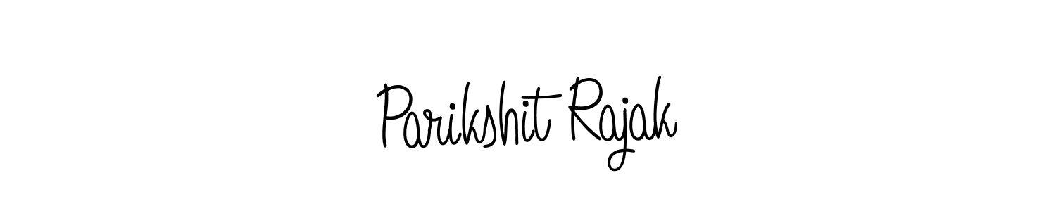 Use a signature maker to create a handwritten signature online. With this signature software, you can design (Angelique-Rose-font-FFP) your own signature for name Parikshit Rajak. Parikshit Rajak signature style 5 images and pictures png