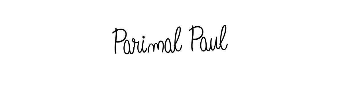 Design your own signature with our free online signature maker. With this signature software, you can create a handwritten (Angelique-Rose-font-FFP) signature for name Parimal Paul. Parimal Paul signature style 5 images and pictures png