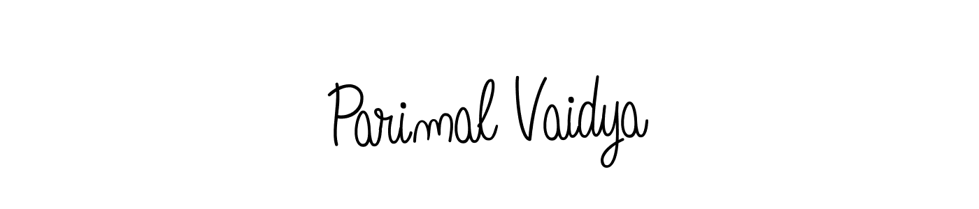 Also we have Parimal Vaidya name is the best signature style. Create professional handwritten signature collection using Angelique-Rose-font-FFP autograph style. Parimal Vaidya signature style 5 images and pictures png