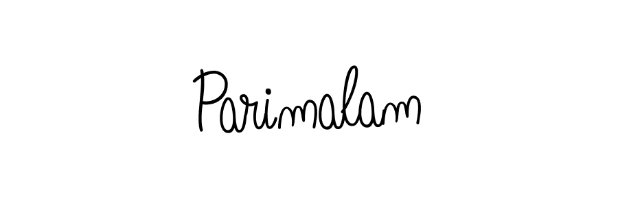 Create a beautiful signature design for name Parimalam. With this signature (Angelique-Rose-font-FFP) fonts, you can make a handwritten signature for free. Parimalam signature style 5 images and pictures png