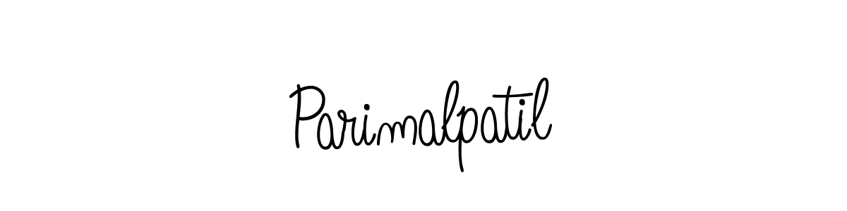 How to make Parimalpatil name signature. Use Angelique-Rose-font-FFP style for creating short signs online. This is the latest handwritten sign. Parimalpatil signature style 5 images and pictures png