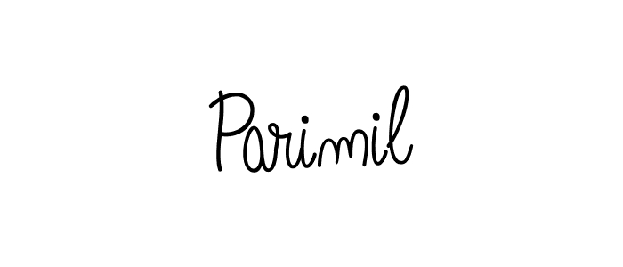 Parimil stylish signature style. Best Handwritten Sign (Angelique-Rose-font-FFP) for my name. Handwritten Signature Collection Ideas for my name Parimil. Parimil signature style 5 images and pictures png
