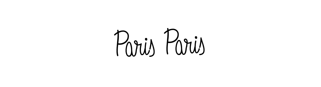 Use a signature maker to create a handwritten signature online. With this signature software, you can design (Angelique-Rose-font-FFP) your own signature for name Paris Paris. Paris Paris signature style 5 images and pictures png