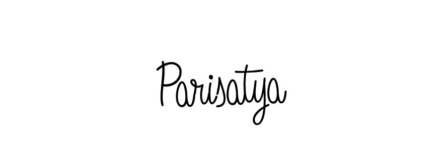 Make a beautiful signature design for name Parisatya. Use this online signature maker to create a handwritten signature for free. Parisatya signature style 5 images and pictures png