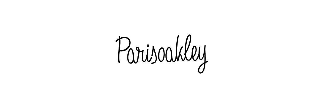 Make a beautiful signature design for name Parisoakley. Use this online signature maker to create a handwritten signature for free. Parisoakley signature style 5 images and pictures png