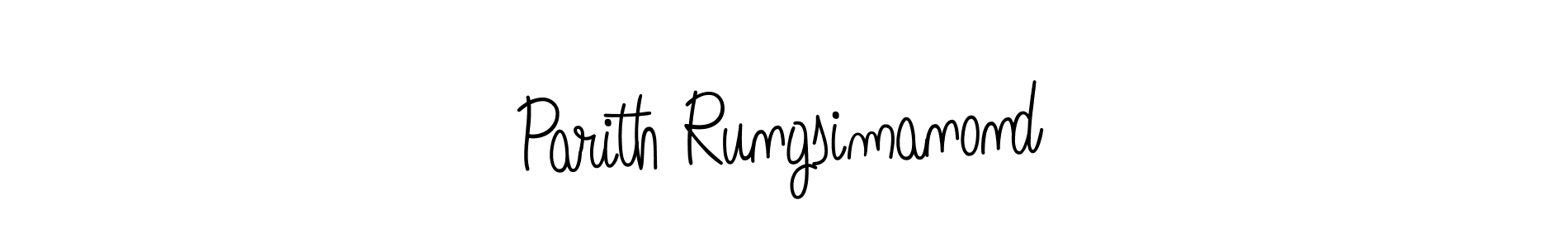Make a short Parith Rungsimanond signature style. Manage your documents anywhere anytime using Angelique-Rose-font-FFP. Create and add eSignatures, submit forms, share and send files easily. Parith Rungsimanond signature style 5 images and pictures png