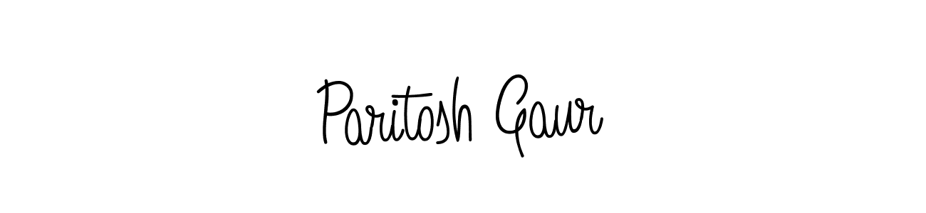 Similarly Angelique-Rose-font-FFP is the best handwritten signature design. Signature creator online .You can use it as an online autograph creator for name Paritosh Gaur. Paritosh Gaur signature style 5 images and pictures png