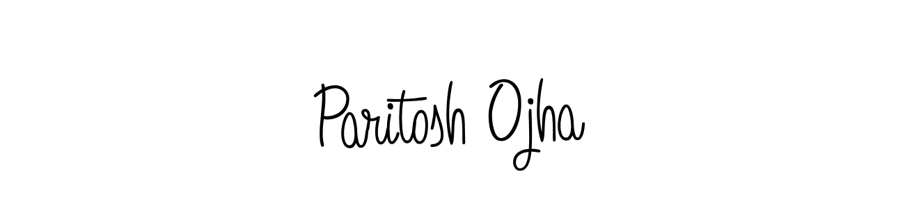 How to Draw Paritosh Ojha signature style? Angelique-Rose-font-FFP is a latest design signature styles for name Paritosh Ojha. Paritosh Ojha signature style 5 images and pictures png