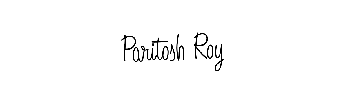Make a beautiful signature design for name Paritosh Roy. With this signature (Angelique-Rose-font-FFP) style, you can create a handwritten signature for free. Paritosh Roy signature style 5 images and pictures png