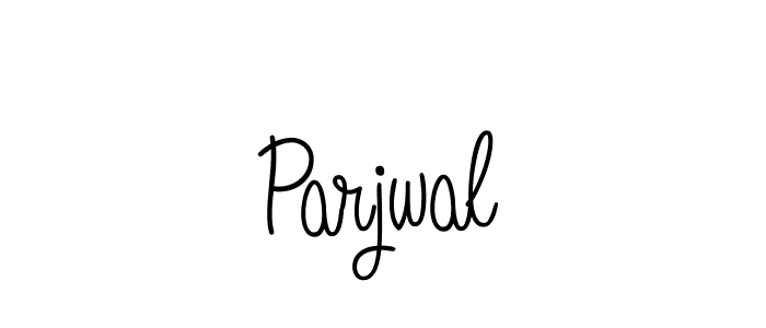 Design your own signature with our free online signature maker. With this signature software, you can create a handwritten (Angelique-Rose-font-FFP) signature for name Parjwal. Parjwal signature style 5 images and pictures png