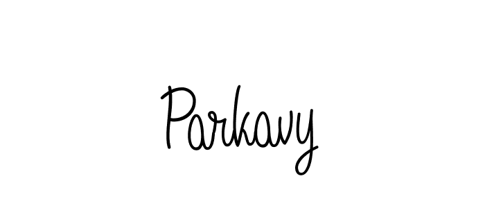 if you are searching for the best signature style for your name Parkavy. so please give up your signature search. here we have designed multiple signature styles  using Angelique-Rose-font-FFP. Parkavy signature style 5 images and pictures png